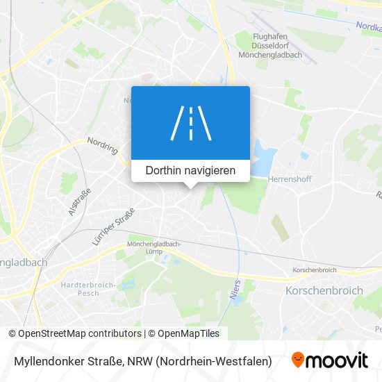 Myllendonker Straße Karte