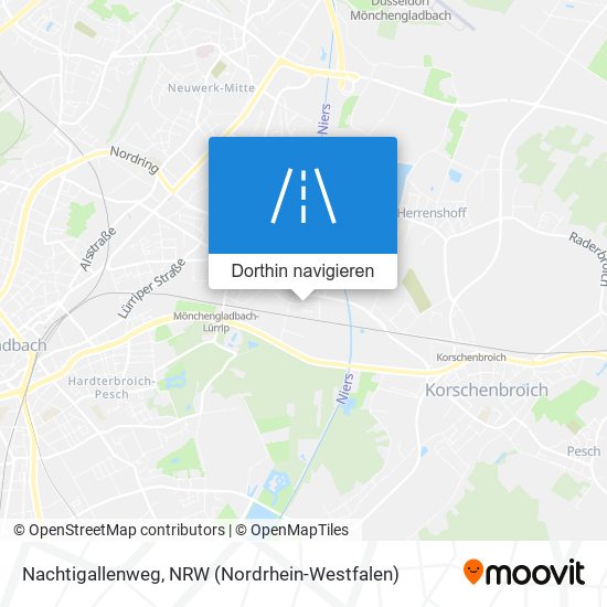 Nachtigallenweg Karte