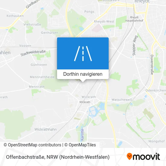 Offenbachstraße Karte