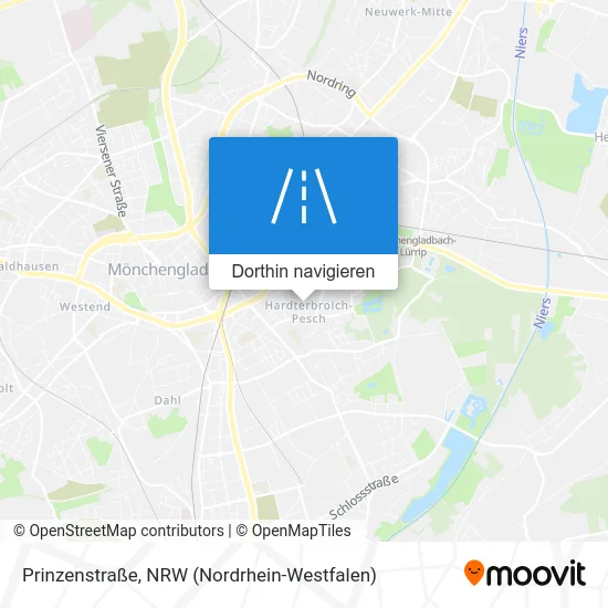 Prinzenstraße Karte