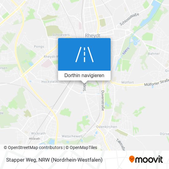 Stapper Weg Karte