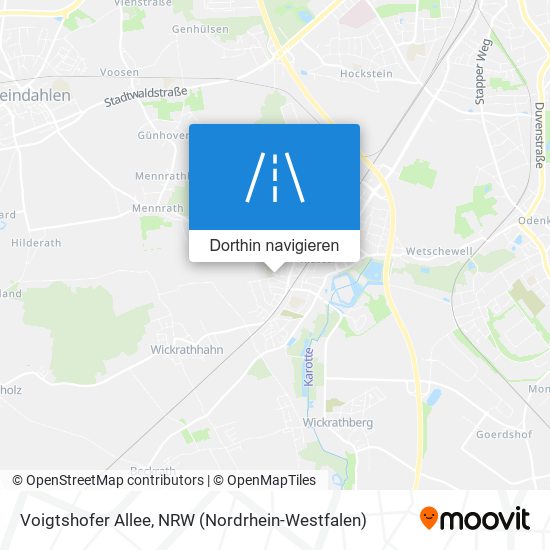 Voigtshofer Allee Karte