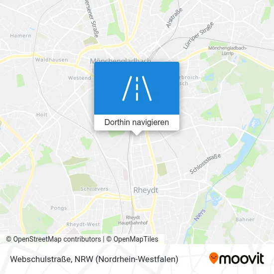 Webschulstraße Karte