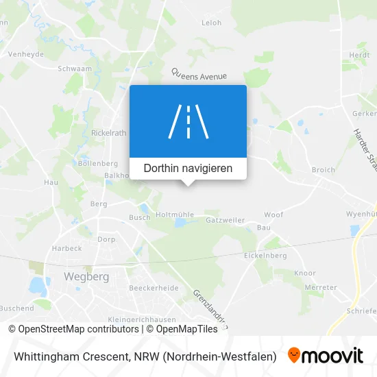 Whittingham Crescent Karte