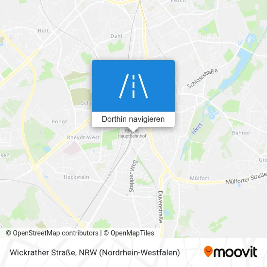 Wickrather Straße Karte