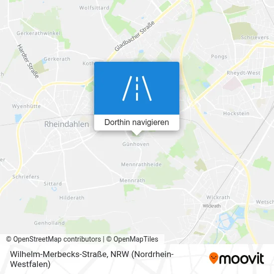 Wilhelm-Merbecks-Straße Karte