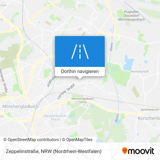 Zeppelinstraße Karte