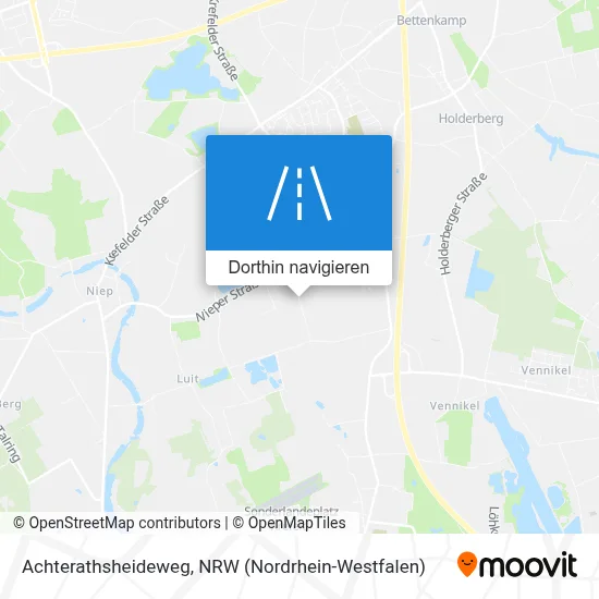 Achterathsheideweg Karte