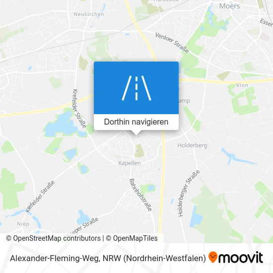 Alexander-Fleming-Weg Karte