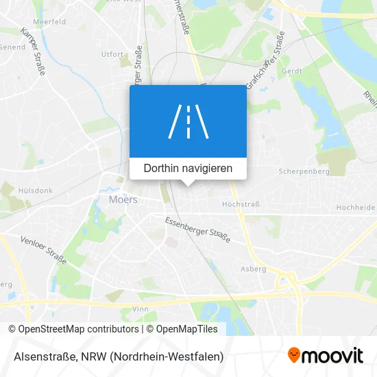 Alsenstraße Karte