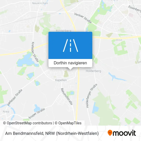 Am Bendmannsfeld Karte