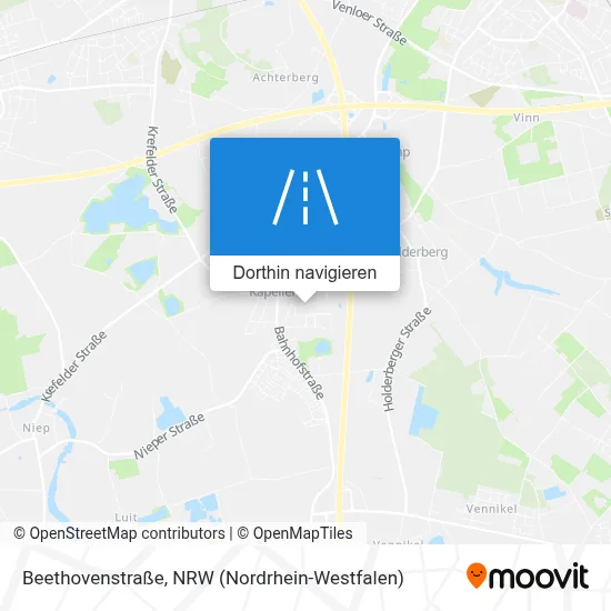 Beethovenstraße Karte