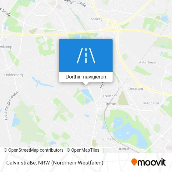 Calvinstraße Karte