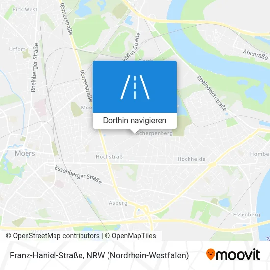 Franz-Haniel-Straße Karte