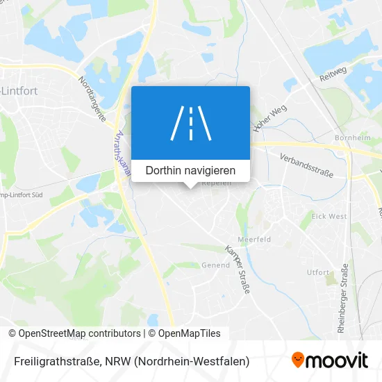 Freiligrathstraße Karte