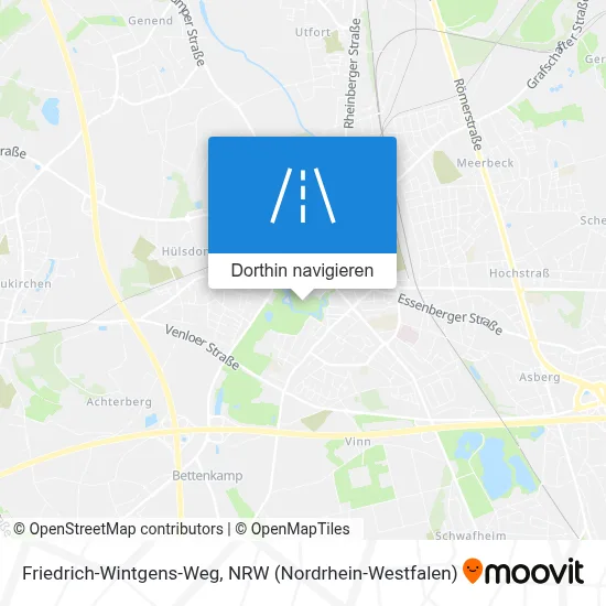 Friedrich-Wintgens-Weg Karte