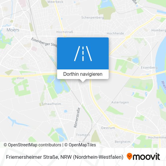 Friemersheimer Straße Karte