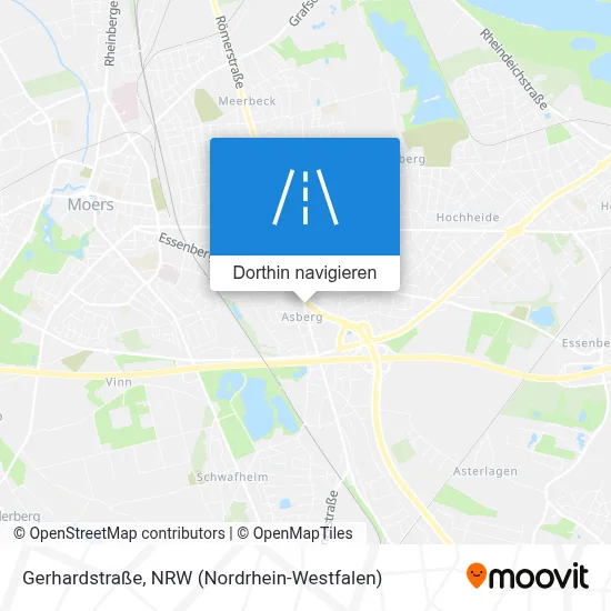 Gerhardstraße Karte