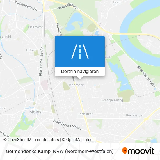 Germendonks Kamp Karte