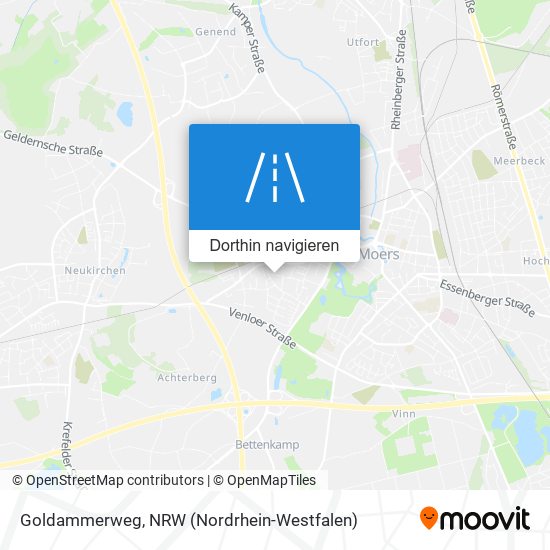 Goldammerweg Karte