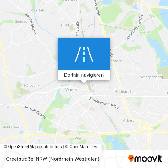 Greefstraße Karte