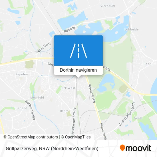 Grillparzerweg Karte