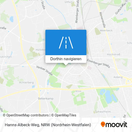 Hanns-Albeck-Weg Karte