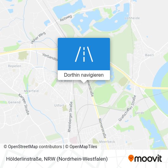 Hölderlinstraße Karte