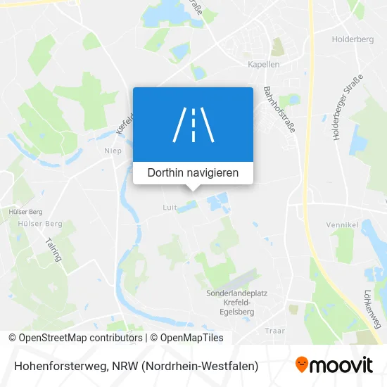 Hohenforsterweg Karte