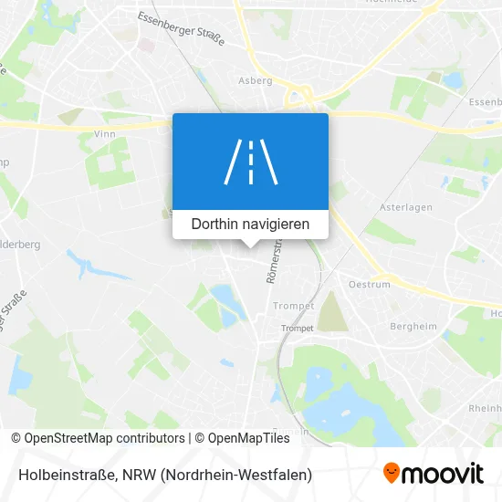 Holbeinstraße Karte