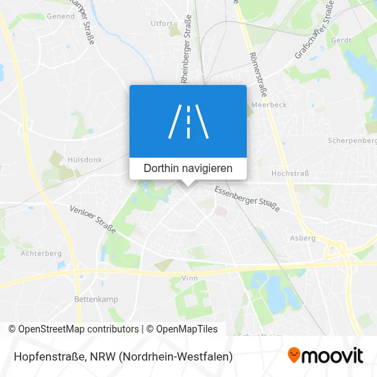 Hopfenstraße Karte