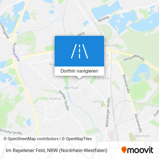 Im Repelener Feld Karte