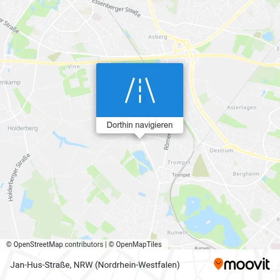 Jan-Hus-Straße Karte