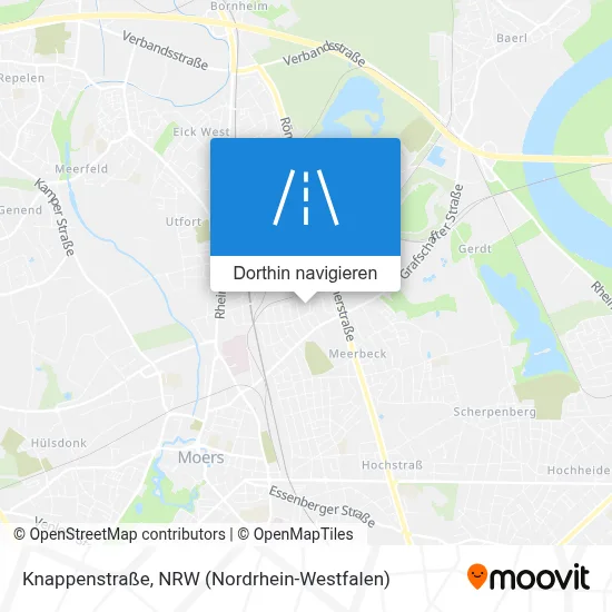 Knappenstraße Karte