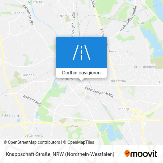 Knappschaft-Straße Karte