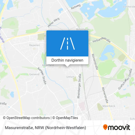 Masurenstraße Karte