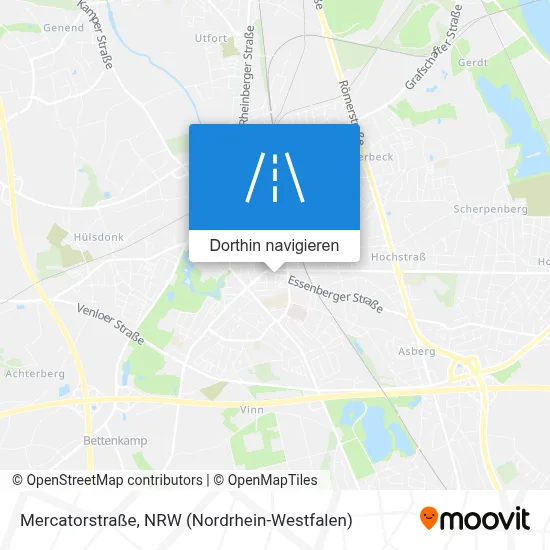 Mercatorstraße Karte