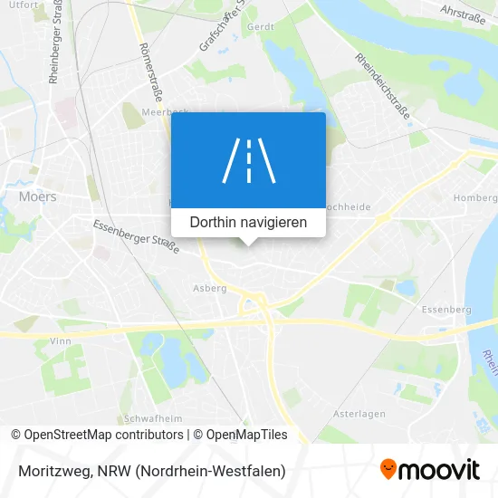 Moritzweg Karte
