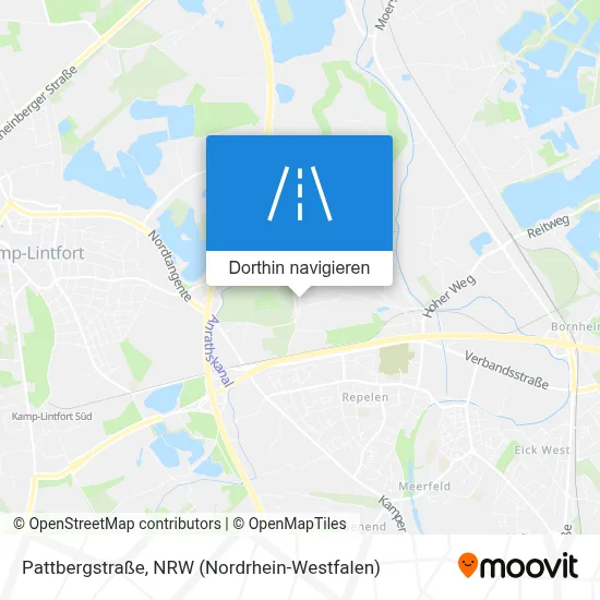 Pattbergstraße Karte