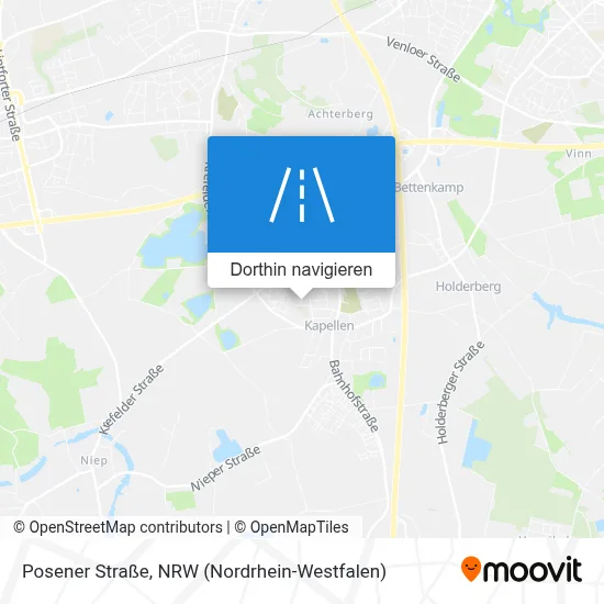 Posener Straße Karte