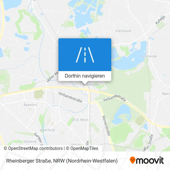 Rheinberger Straße Karte