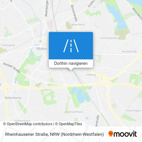 Rheinhausener Straße Karte