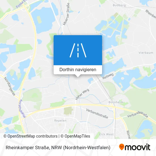 Rheinkamper Straße Karte