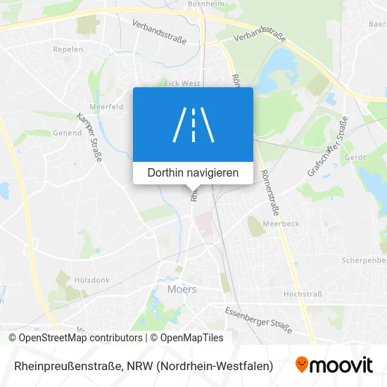 Rheinpreußenstraße Karte