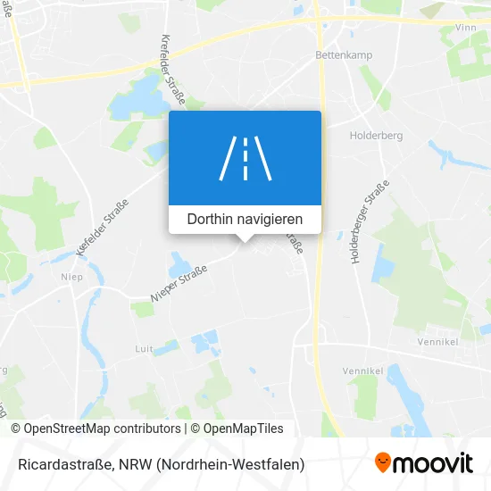 Ricardastraße Karte