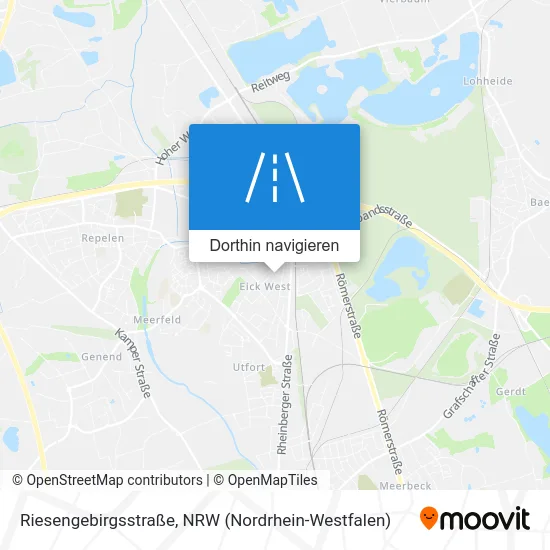 Riesengebirgsstraße Karte