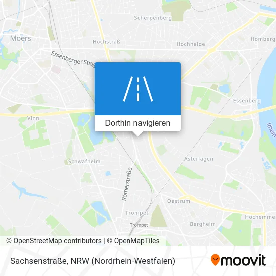 Sachsenstraße Karte