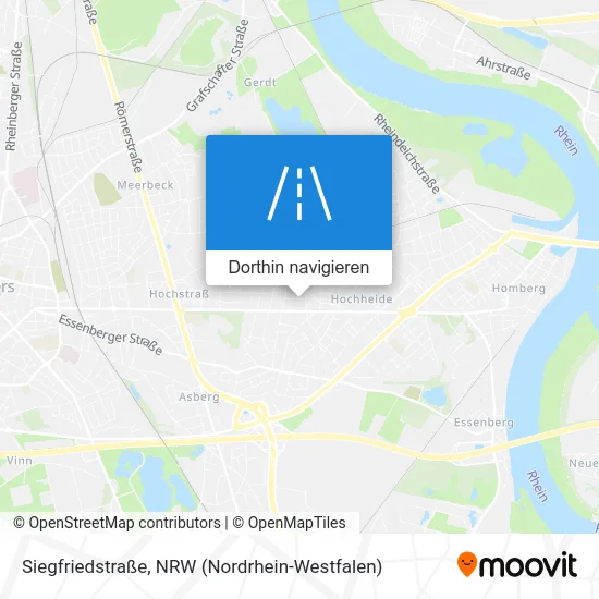 Siegfriedstraße Karte