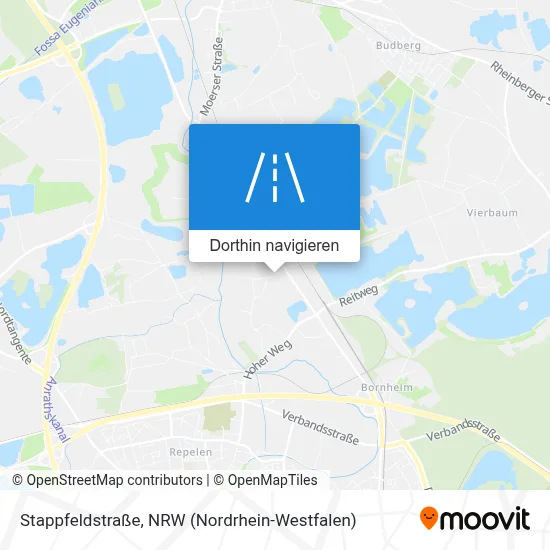 Stappfeldstraße Karte