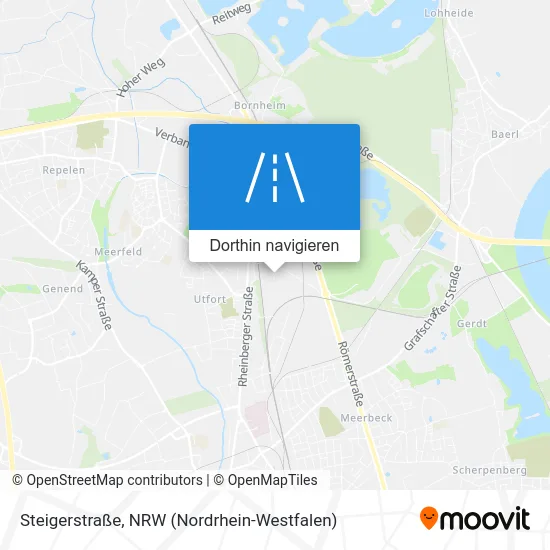 Steigerstraße Karte